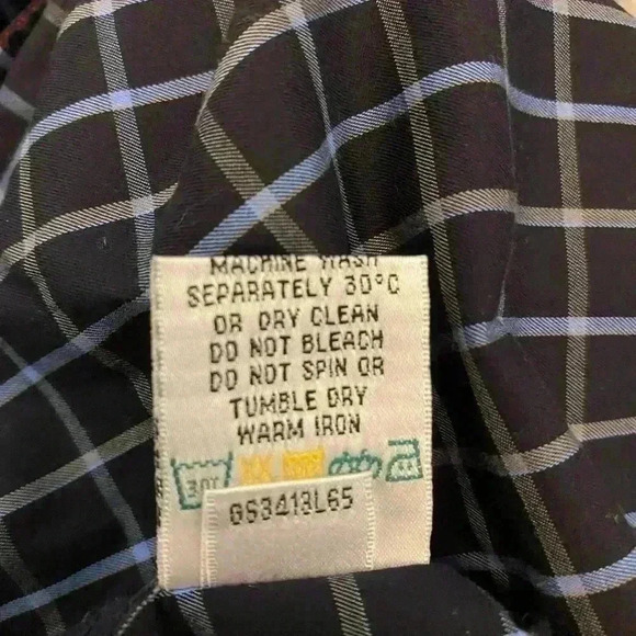 Bugatchi Men''s Button-Up Long Sleeve Shirt color Blue size XL - Picture 4 of 7